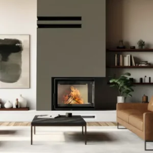 Wkład kominkowy FLOKI + zabudowa w stanie surowym