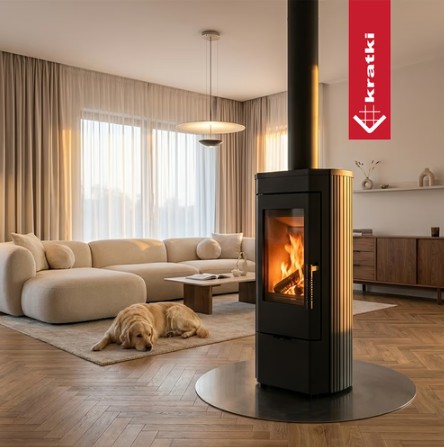 Piec żeliwny koza KRATKI K12 Ø 130 6 kW - obrazek 2