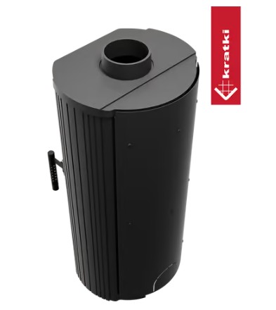 Piec żeliwny koza KRATKI K12 Ø 130 6 kW - obrazek 5