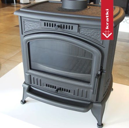 Piec żeliwny koza KRATKI K6 Ø 150 8 kW - obrazek 4