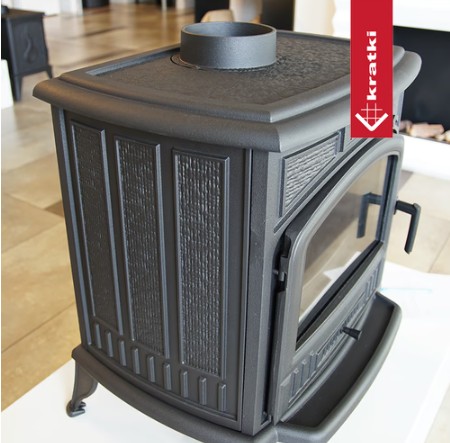 Piec żeliwny koza KRATKI K6 Ø 150 8 kW - obrazek 6