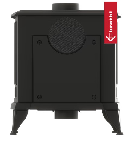 Piec żeliwny koza KRATKI K6 ECO Ø 150 6,5 kW - obrazek 3