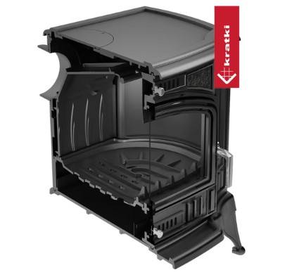 Piec żeliwny koza KRATKI K9 Ø 150 10 kW - obrazek 4