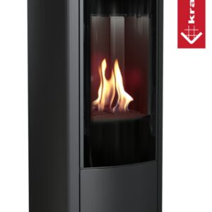 Piec stalowy na gaz propan butan KRATKI AB ENYO Ø 100/150 4 kW
