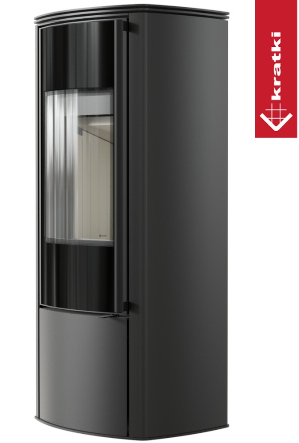 Piec wolnostojący KOZA KRATKI AB ENYO R 5,5 kW Ø 100/150 - obrazek 4
