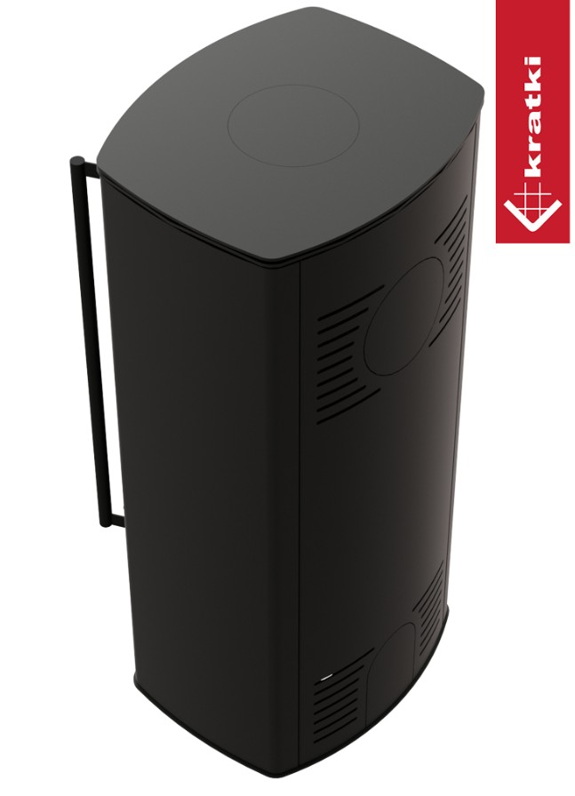 Piec wolnostojący KOZA KRATKI AB ENYO R 5,5 kW Ø 100/150 - obrazek 5