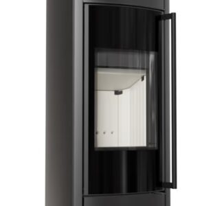 Piec wolnostojący stalowy KRATKI AB ENYO R Wysoki 5,5 kW Ø 100/150