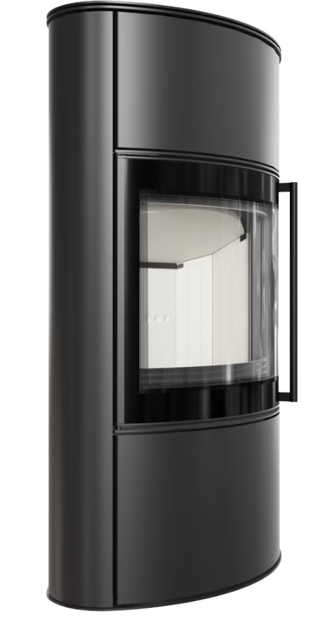 Stalowy piec wolnostojący BJORN / W Ø 150 7kW Wysoki