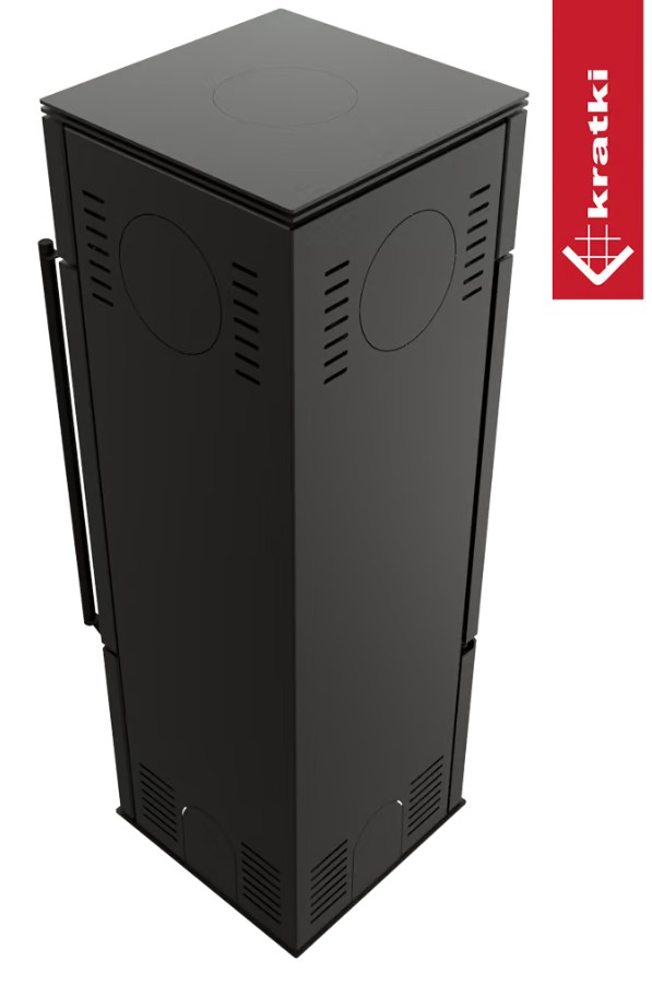 Piec stalowy KRATKI REN/S lewy Ø 150 7 kW - obrazek 5