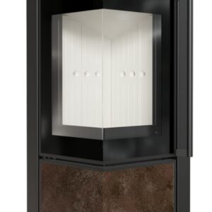 Piec stalowy KRATKI TORA/S 8 kW Ø 150 spiek OXIDE MORO