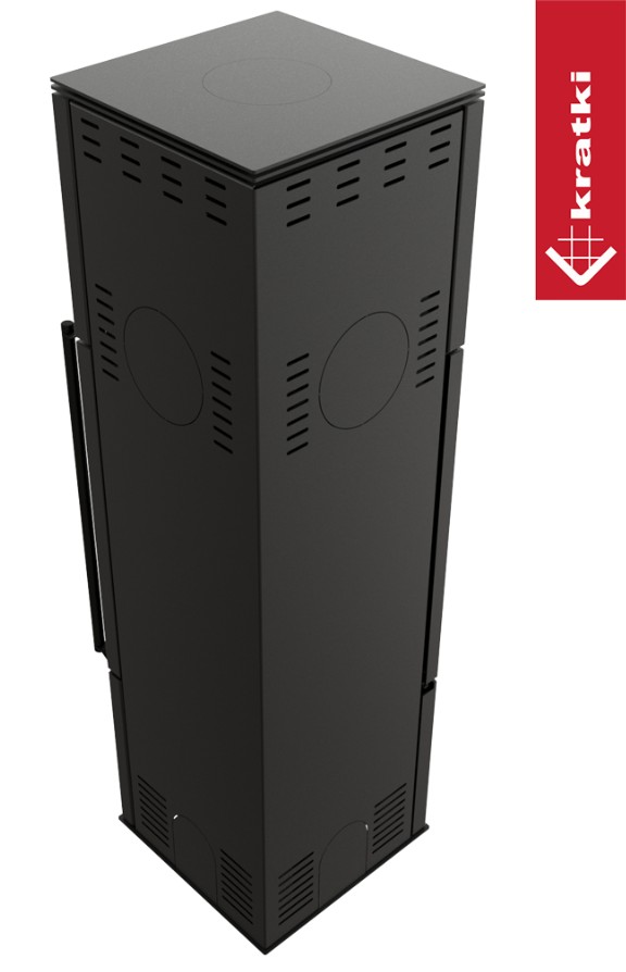 Piec stalowy KRATKI REN/M lewy Ø 150 7 kW - obrazek 2