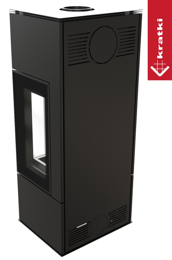 Piec kominkowy KRATKI THOR VIEW Ø 150 8 kW - obrazek 4