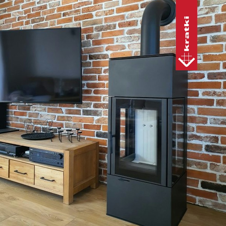 Piec kominkowy KRATKI THOR VIEW Ø 150 8 kW - obrazek 5