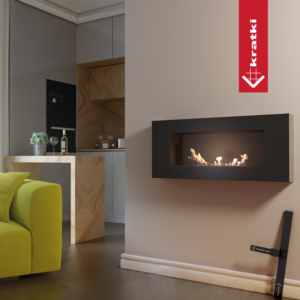 Biokominek wiszący DELTA FLAT certyfikat TÜV
