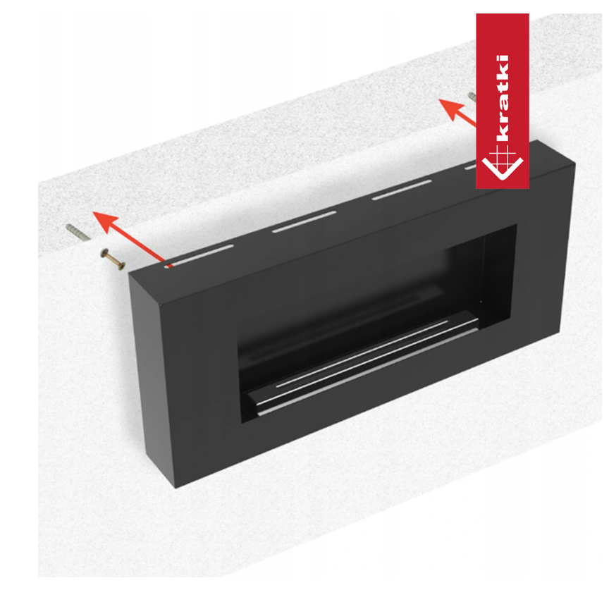 Biokominek wiszący DELTA FLAT certyfikat TÜV - obrazek 4