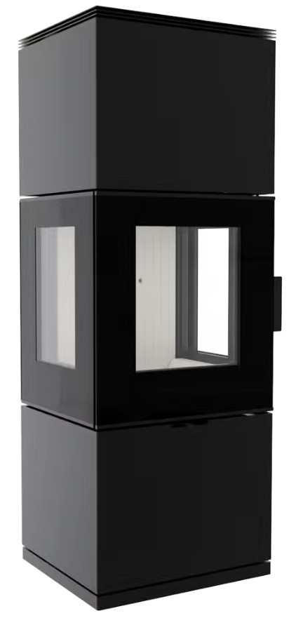 PIEC STALOWY KOZA INGA 8 kW Ø 150 z domykaniem w standardzie - obrazek 4