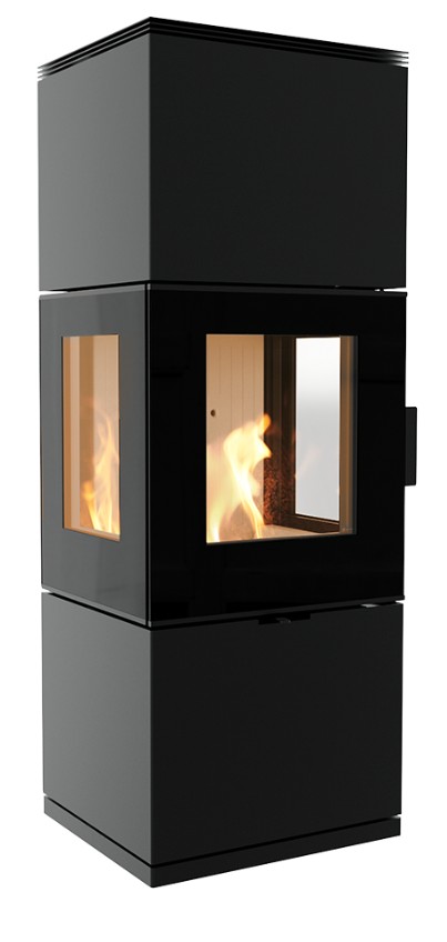 PIEC STALOWY KOZA INGA 8 kW Ø 150 z domykaniem w standardzie - obrazek 6