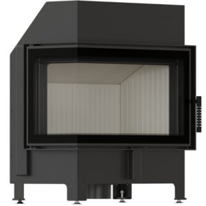 Kominek KRATKI ZIBI ECO 9,9 kW Ø 180 narożny lewy z domykaniem