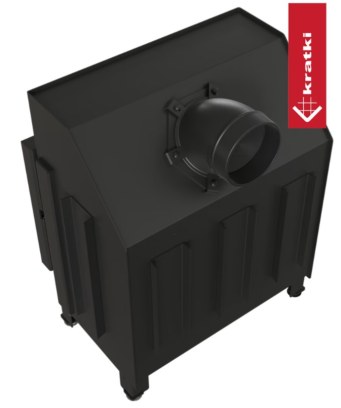 Kominek KRATKI ZIBI ECO 9,9 kW Ø 180 narożny lewy - obrazek 4