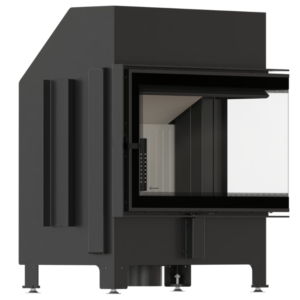 Kominek KRATKI ZIBI ECO 9,9 kW Ø 180 narożny prawy