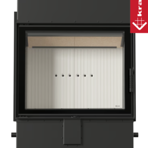 Kominek powietrzny stalowy KRATKI LUCY 15 kW Ø 200 z domykaniem
