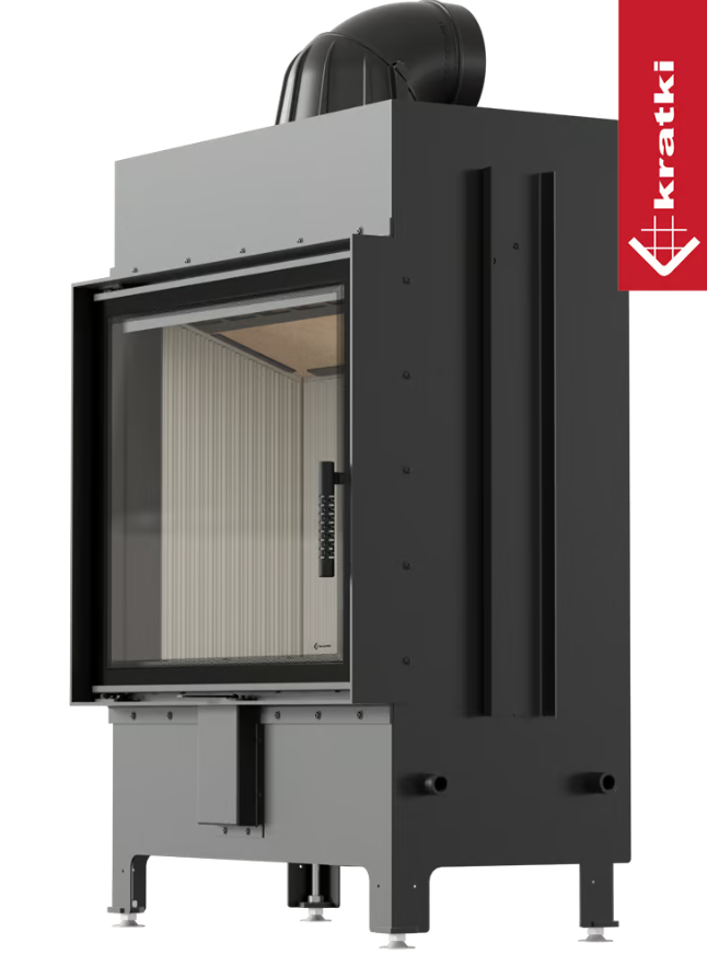 Kominek powietrzny stalowy KRATKI LUCY 15 kW Ø 200 - obrazek 5