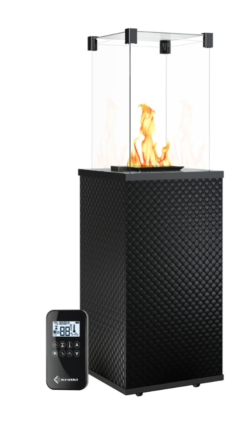 Ogrzewacz tarasowy Patio Mini szklany pikowany automat 8,2 kW