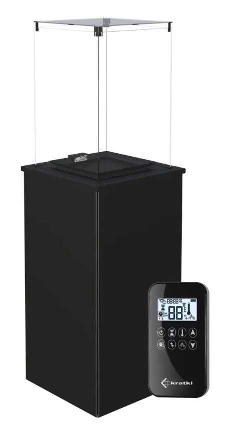 Ogrzewacz tarasowy Patio Mini sterowanie pilot 8,2 kW