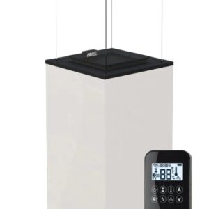 Ogrzewacz tarasowy Patio Mini szklany biały automat 8,2 kW