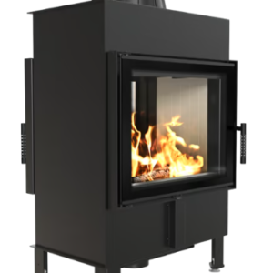 Kominek powietrzny stalowy KRATKI LUCY TUNEL 12 kW Ø 200